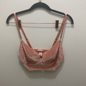 Women's Pink Bralette and shorts